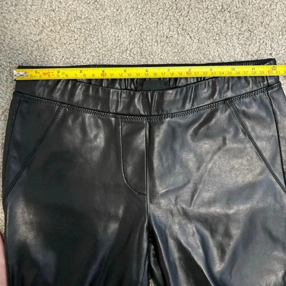 Aritzia Wilfred Free Rebelle Black Vegan Faux Leather Pants Leggings XS - Picture 12 of 14